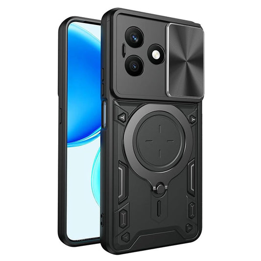 Husa pentru Honor X8d, Techsuit, CamGuard Pro, Neagra