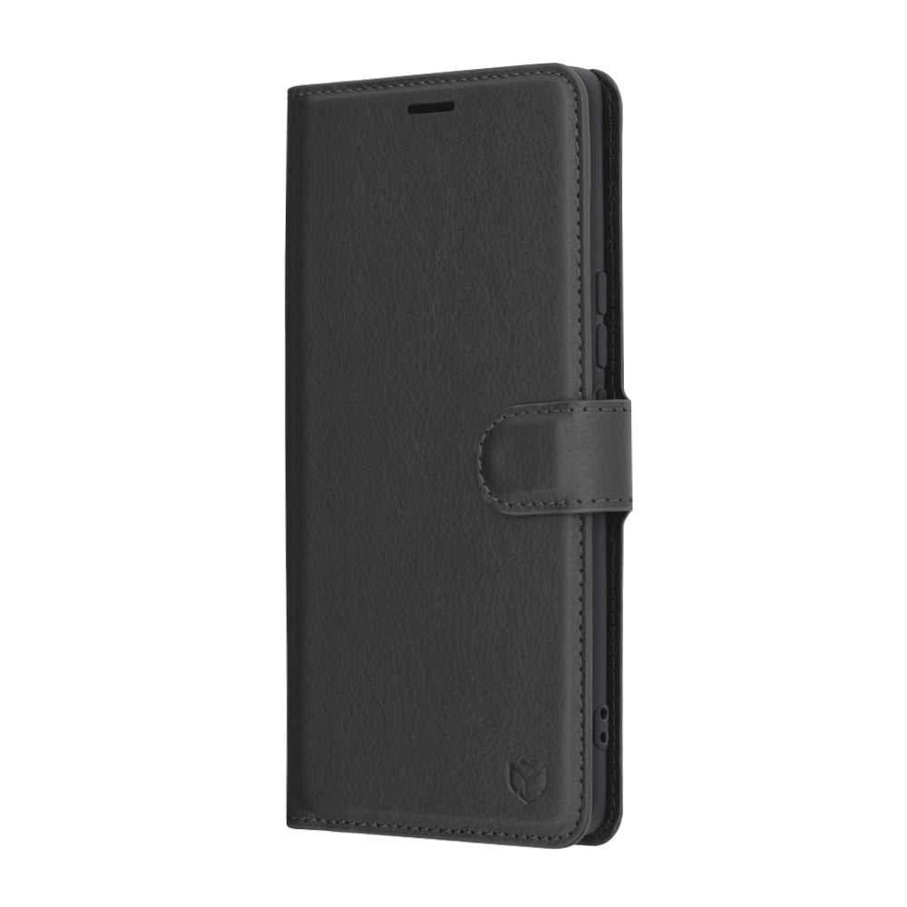 Husa pentru Honor X9c / Magic7 Lite, Techsuit, Leather Folio, Neagra
