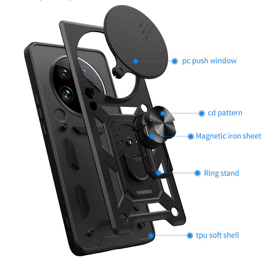 Husa pentru Honor X9c / Magic7 Lite, Techsuit, CamShield, Verde