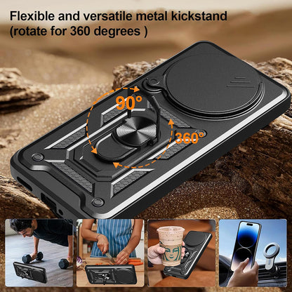 Husa pentru Honor X9c Smart, Techsuit, CamShield, Neagra