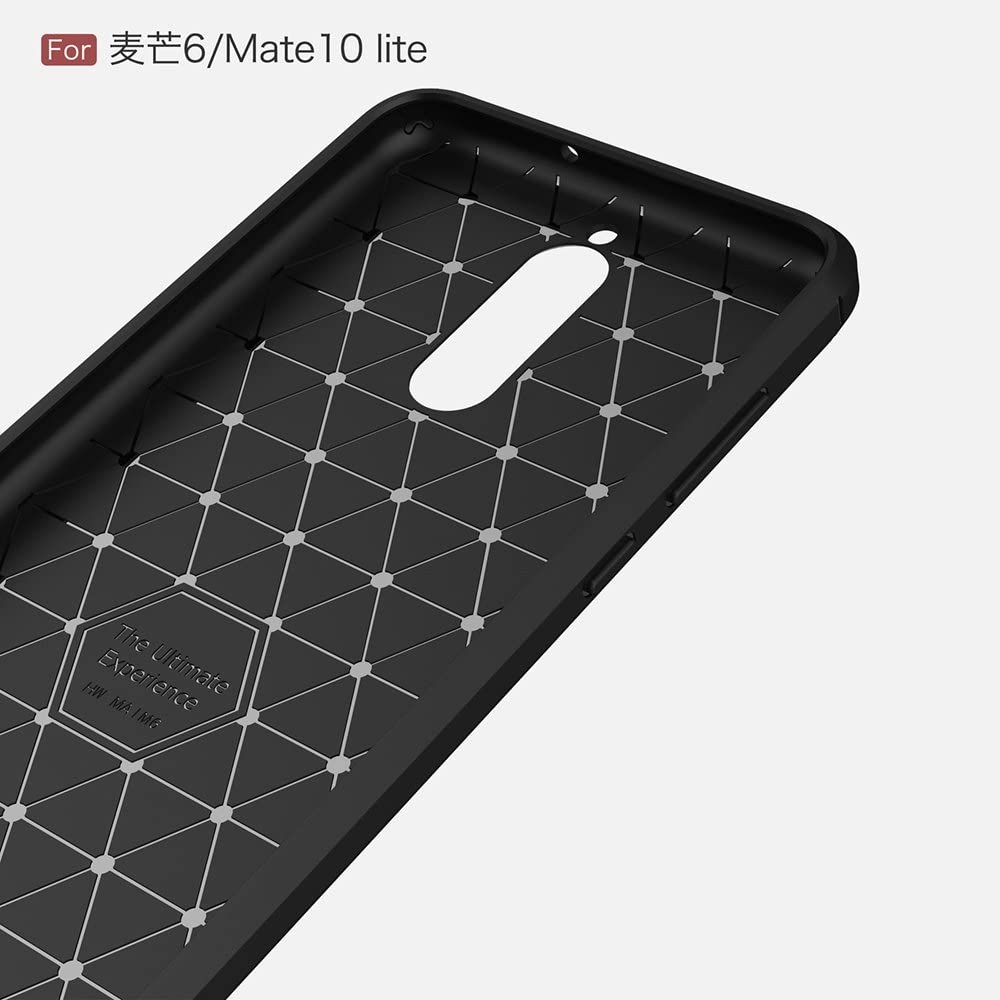 Husa pentru Huawei Mate 10 Lite, Techsuit, Carbon, Neagra