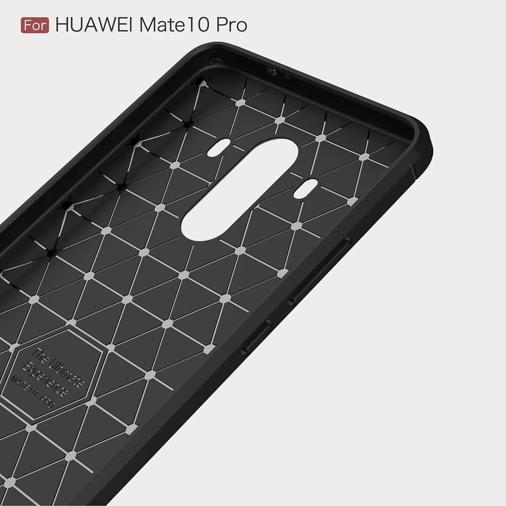 Husa pentru Huawei Mate 10 Pro, Techsuit, Carbon, Neagra