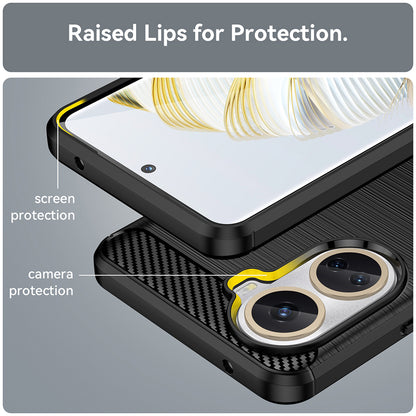 Husa pentru Huawei nova 10 SE, Techsuit, Carbon, Neagra