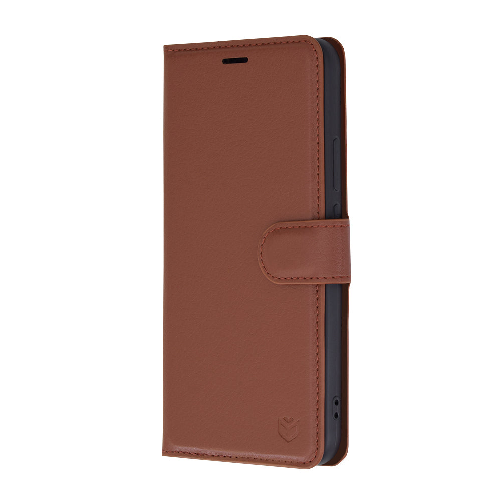 Husa pentru Huawei nova 12s / nova 11, Techsuit, Leather Folio, Maro