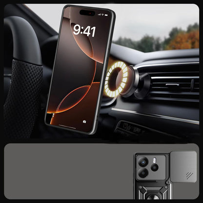 Husa pentru Huawei nova 13, Techsuit, CamShield, Neagra