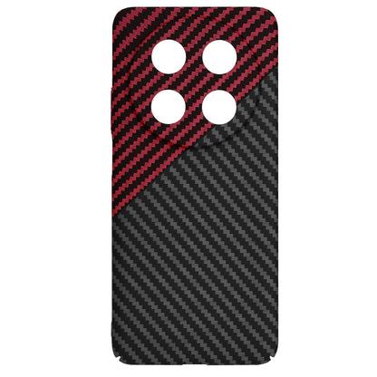 Husa pentru Huawei nova 13i / nova 12i, Techsuit, Carbonite FiberShell, Neagra Rosie