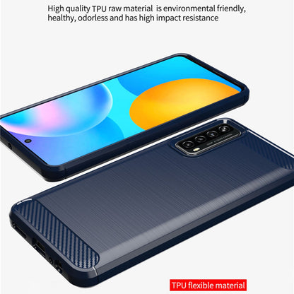 Husa pentru Huawei P smart 2021, Techsuit, Carbon, Neagra