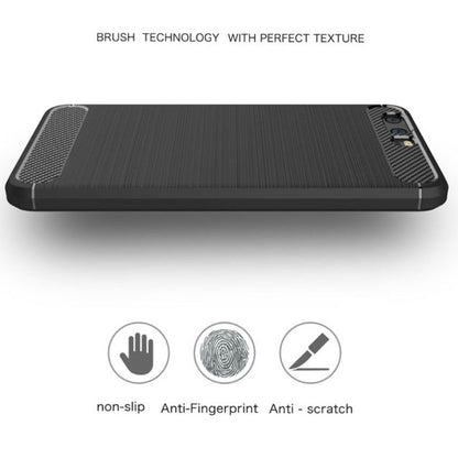 Husa pentru Huawei P10, Techsuit, Carbon, Neagra