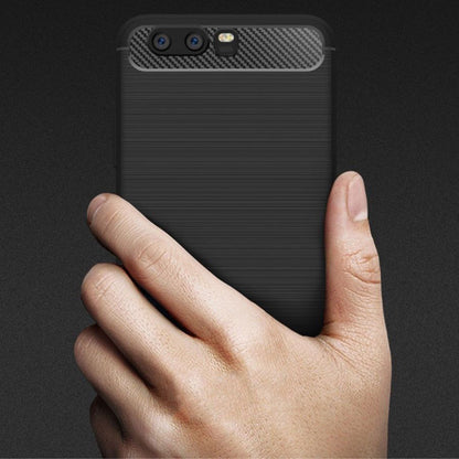 Husa pentru Huawei P10, Techsuit, Carbon, Neagra