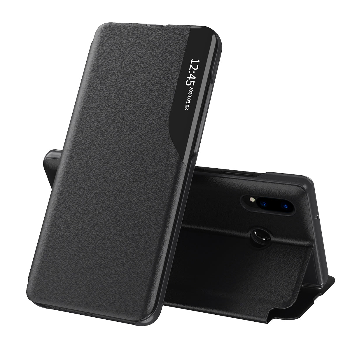 Husa pentru Huawei P20 Lite, Techsuit, eFold, Neagra
