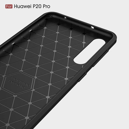 Husa pentru Huawei P20 Pro, Techsuit, Carbon, Neagra