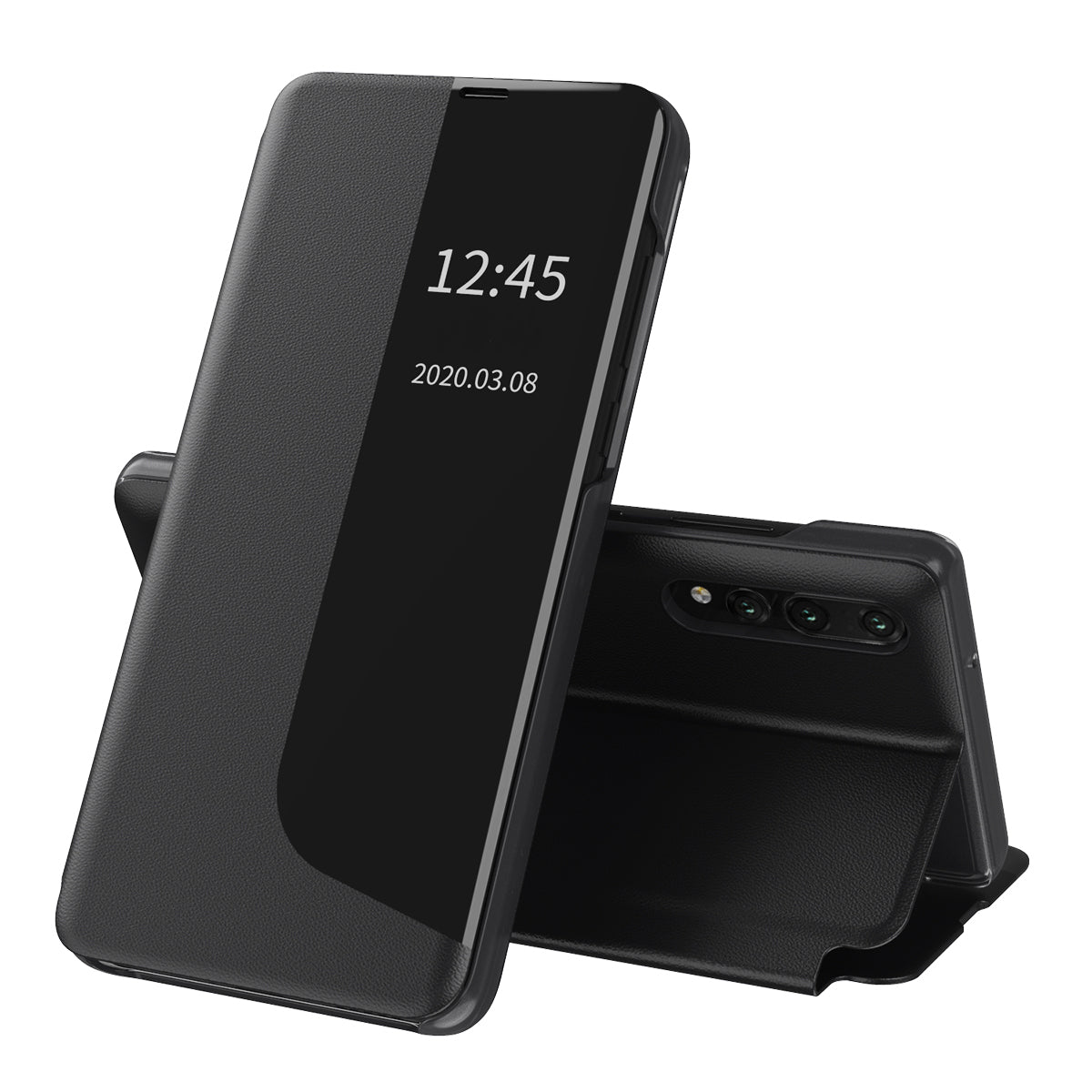 Husa pentru Huawei P20 Pro, Techsuit, eFold, Neagra