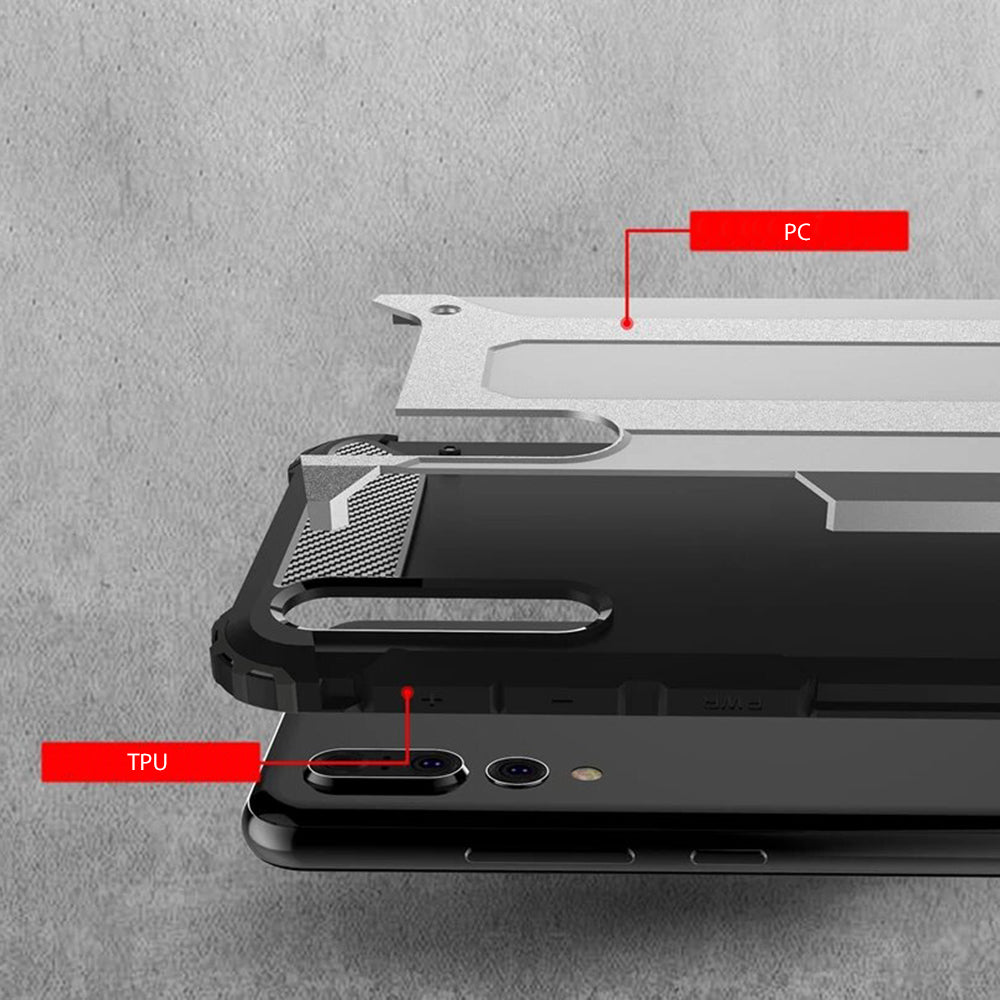 Husa pentru Huawei P20 Pro, Techsuit, Hybrid Armor, Neagra