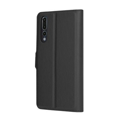 Husa pentru Huawei P20 Pro, Techsuit, Leather Folio, Neagra
