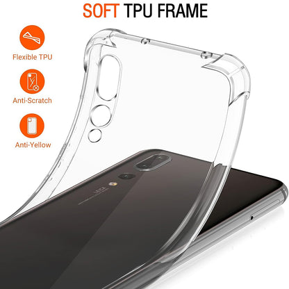 Husa pentru Huawei P20 Pro, Techsuit, Shockproof Clear, Transparenta