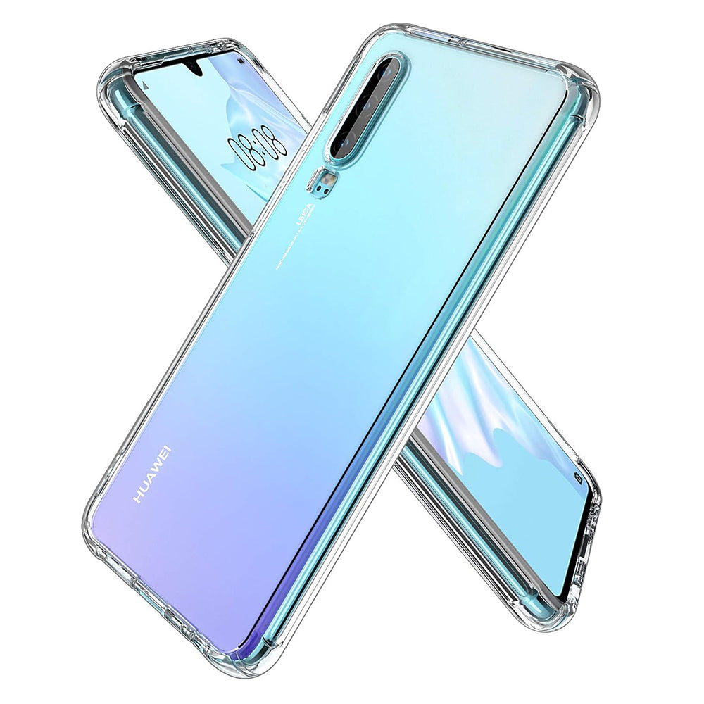Husa pentru Huawei P30, Techsuit, Shockproof Clear, Transparenta