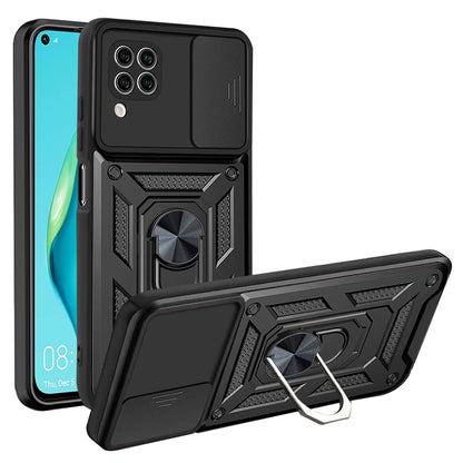 Husa pentru Huawei P40 lite 4G, Techsuit, CamShield, Neagra