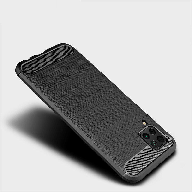 Husa pentru Huawei P40 lite 4G, Techsuit, Carbon, Neagra