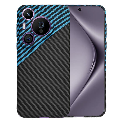 Husa pentru Huawei Pura 70 Pro, Techsuit, Carbonite FiberShell, Neagra Bleu