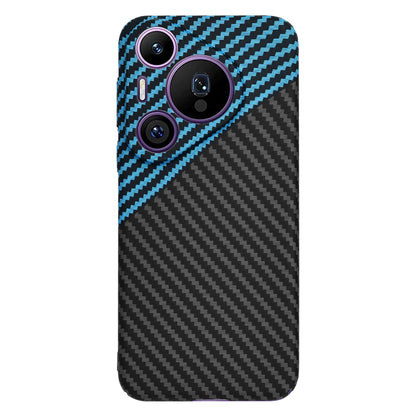 Husa pentru Huawei Pura 70 Pro, Techsuit, Carbonite FiberShell, Neagra Bleu