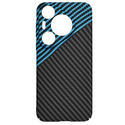 Husa pentru Huawei Pura 70 Pro, Techsuit, Carbonite FiberShell, Neagra Bleu