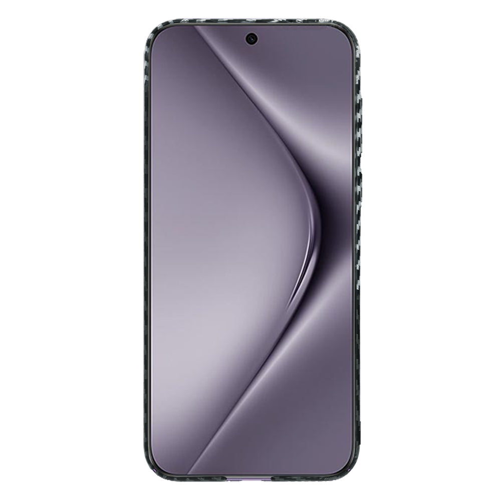 Husa pentru Huawei Pura 70 Pro, Techsuit, Carbonite FiberShell, Neagra Gri