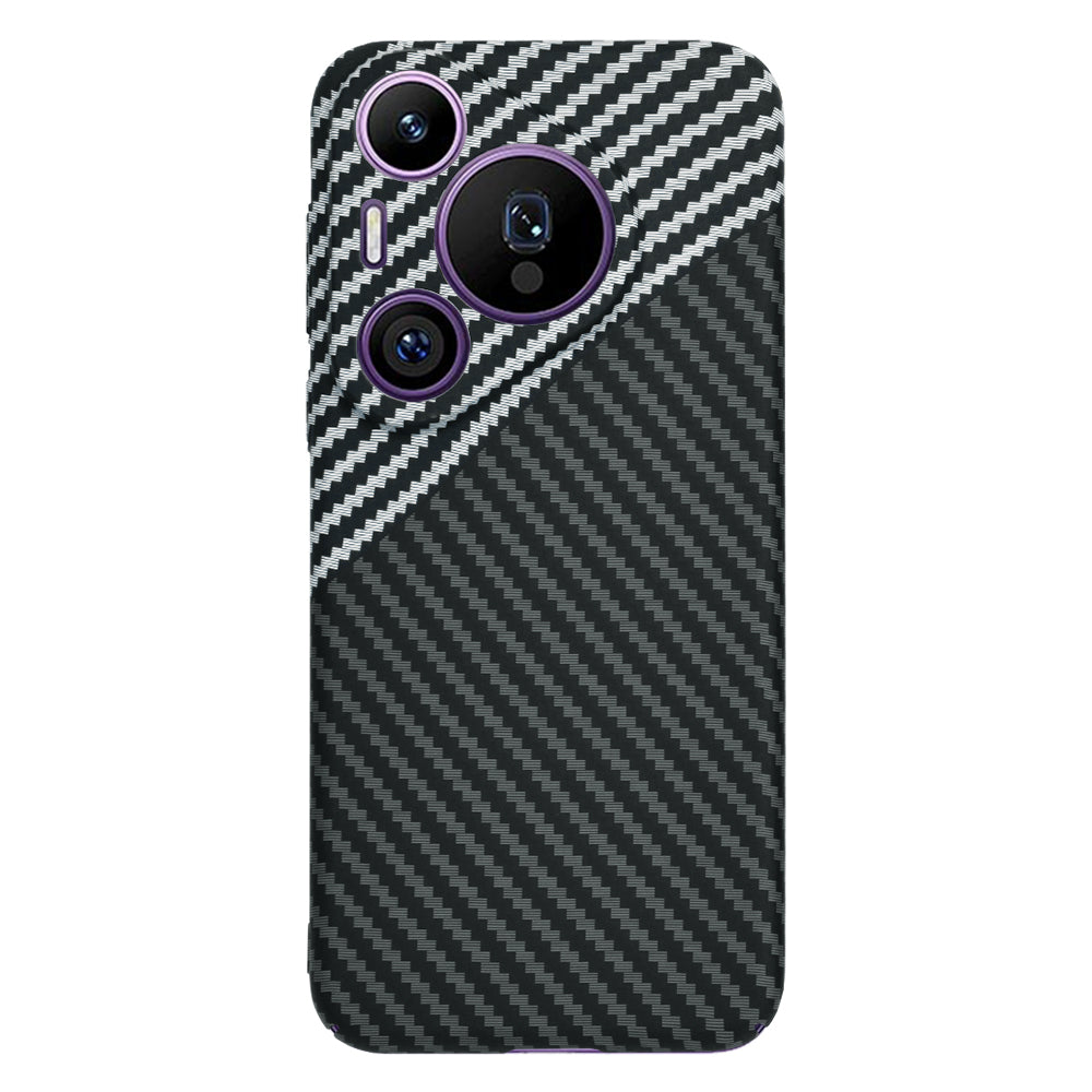 Husa pentru Huawei Pura 70 Pro, Techsuit, Carbonite FiberShell, Neagra Gri