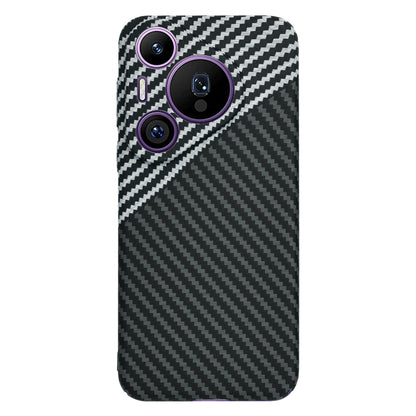 Husa pentru Huawei Pura 70 Pro, Techsuit, Carbonite FiberShell, Neagra Gri