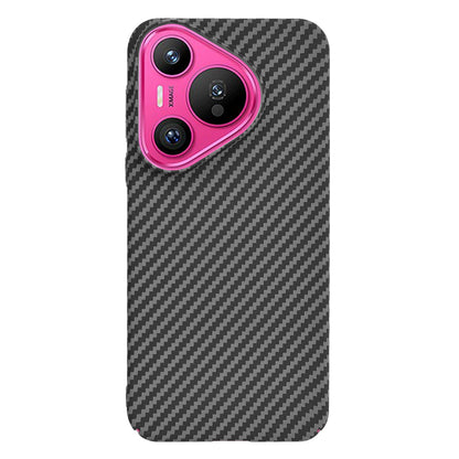 Husa pentru Huawei Pura 70, Techsuit, Carbonite FiberShell, Neagra