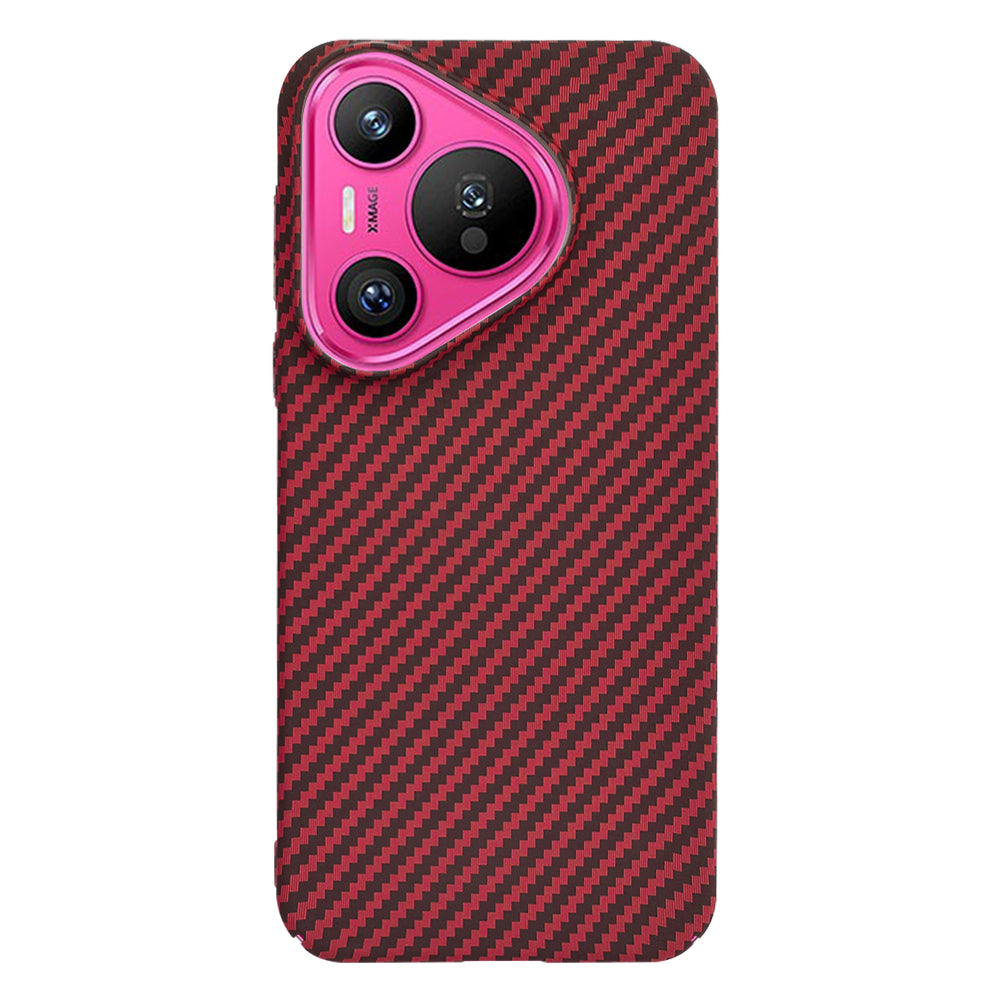Husa pentru Huawei Pura 70, Techsuit, Carbonite FiberShell, Rosie