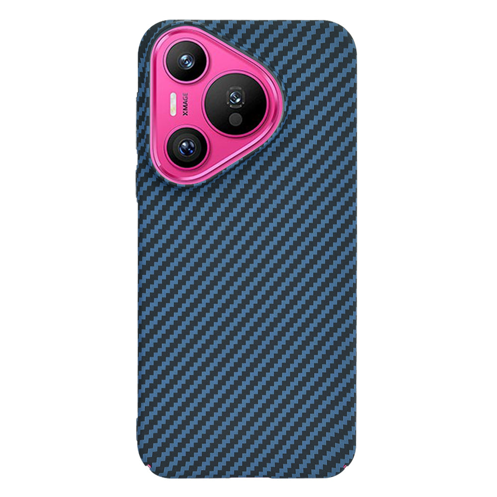 Husa pentru Huawei Pura 70, Techsuit, Carbonite FiberShell, Turcoaz