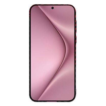 Husa pentru Huawei Pura 70, Techsuit, Carbonite FiberShell, Neagra Rosie