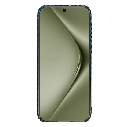 Husa pentru Huawei Pura 70 Ultra, Techsuit, Carbonite FiberShell, Neagra Bleu