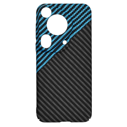Husa pentru Huawei Pura 70 Ultra, Techsuit, Carbonite FiberShell, Neagra Bleu