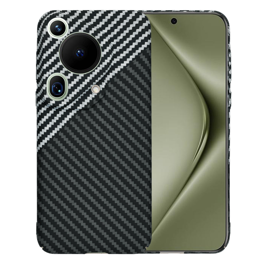 Husa pentru Huawei Pura 70 Ultra, Techsuit, Carbonite FiberShell, Neagra Gri