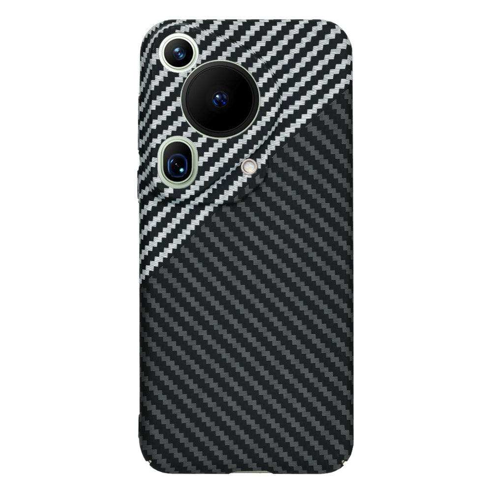 Husa pentru Huawei Pura 70 Ultra, Techsuit, Carbonite FiberShell, Neagra Gri
