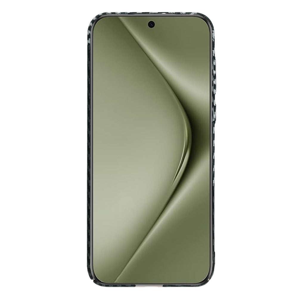 Husa pentru Huawei Pura 70 Ultra, Techsuit, Carbonite FiberShell, Neagra Gri