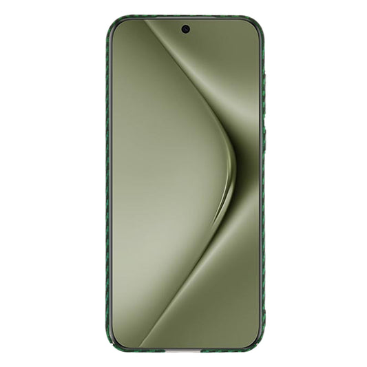 Husa pentru Huawei Pura 70 Ultra, Techsuit, Carbonite FiberShell, Verde