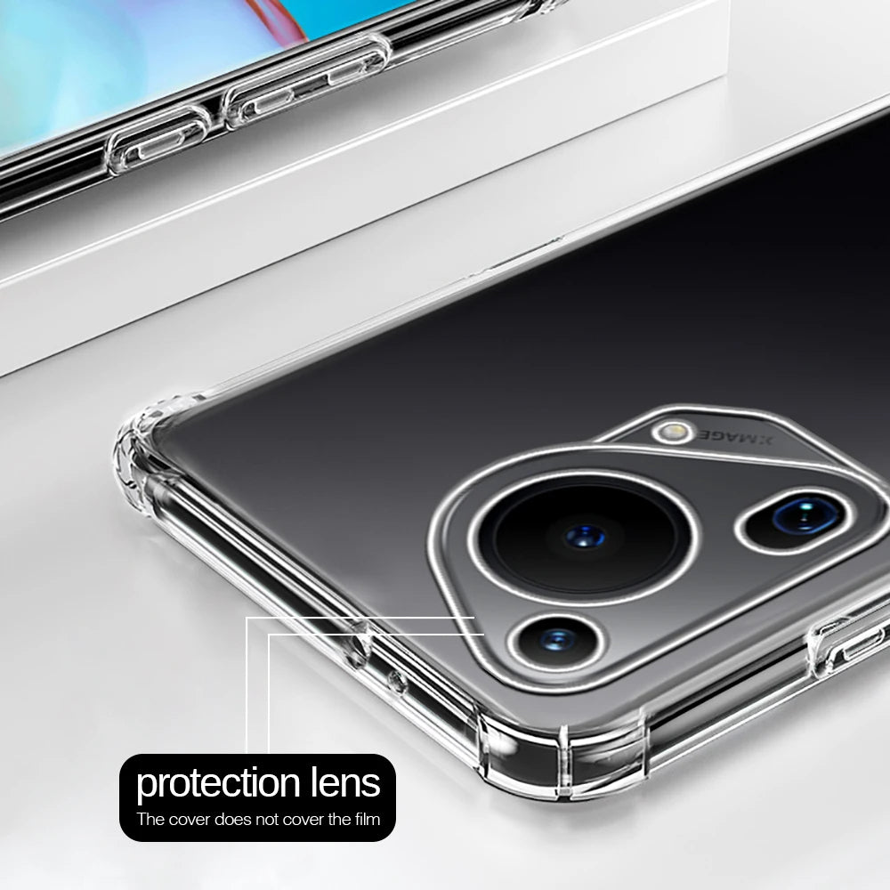 Husa pentru Huawei Pura 70 Ultra, Techsuit, Shockproof Clear, Transparenta