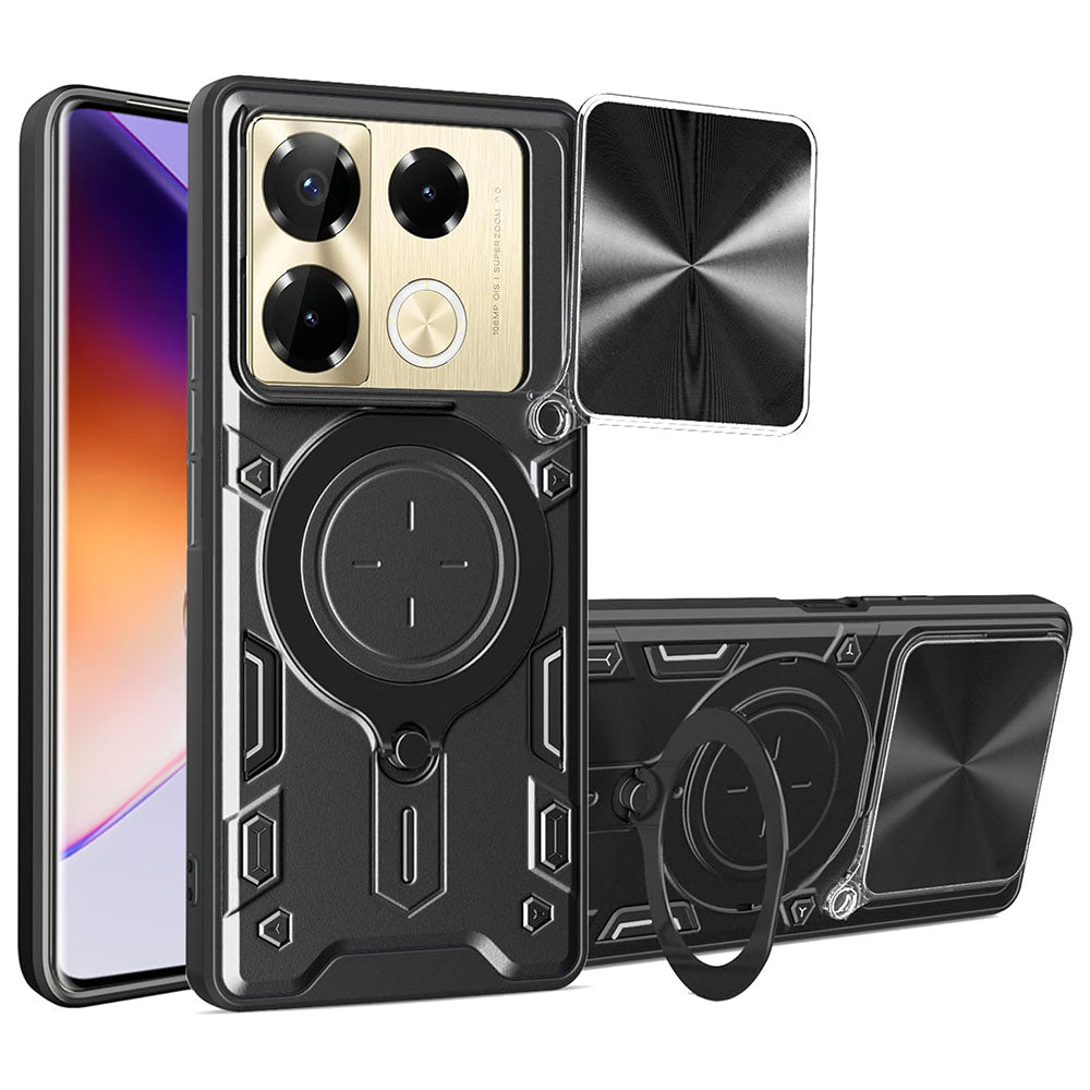 Husa pentru Infinix Note 40 Pro+, Techsuit, CamGuard Pro, Neagra
