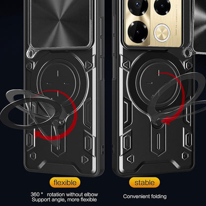 Husa pentru Infinix Note 40 Pro+, Techsuit, CamGuard Pro, Neagra