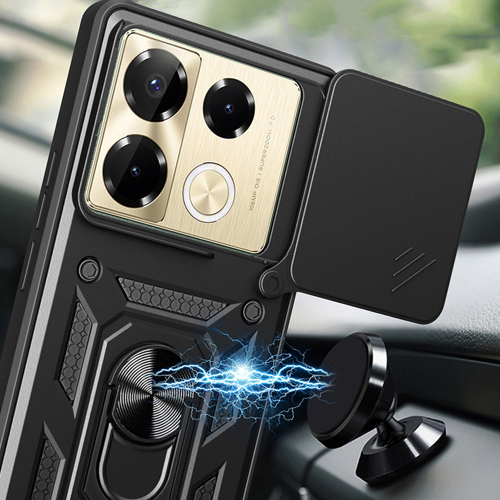 Husa pentru Infinix Note 40 Pro+, Techsuit, CamShield, Albastra