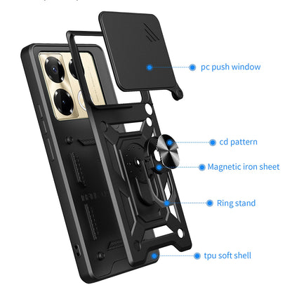 Husa pentru Infinix Note 40 Pro+, Techsuit, CamShield, Verde