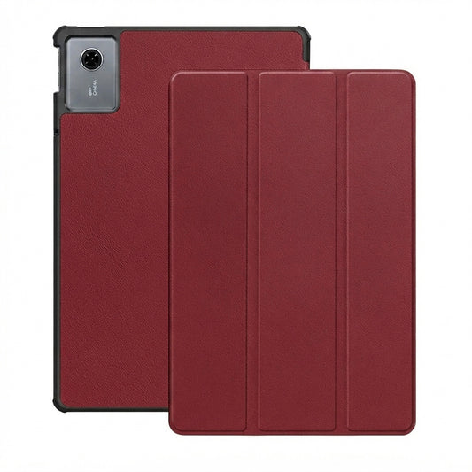 Husa pentru Lenovo Idea Tab 11, Techsuit, FoldPro, Rosie