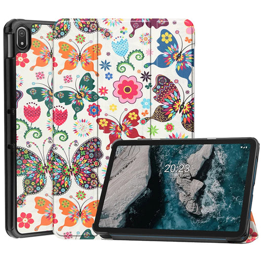Husa pentru Lenovo Idea Tab 11, Techsuit, FoldPro Butterfly, Multicolor