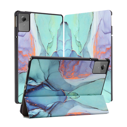 Husa pentru Lenovo Idea Tab 11, Techsuit, FoldPro Green Time, Multicolor