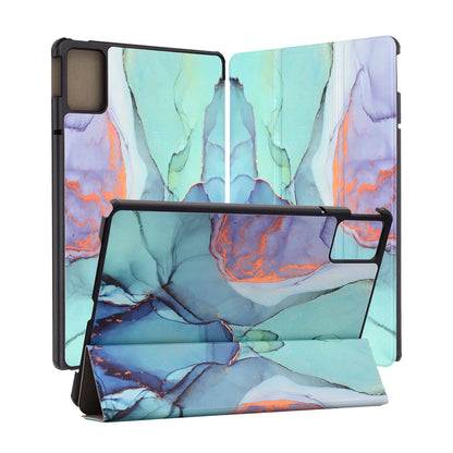 Husa pentru Lenovo Idea Tab 11, Techsuit, FoldPro Green Time, Multicolor