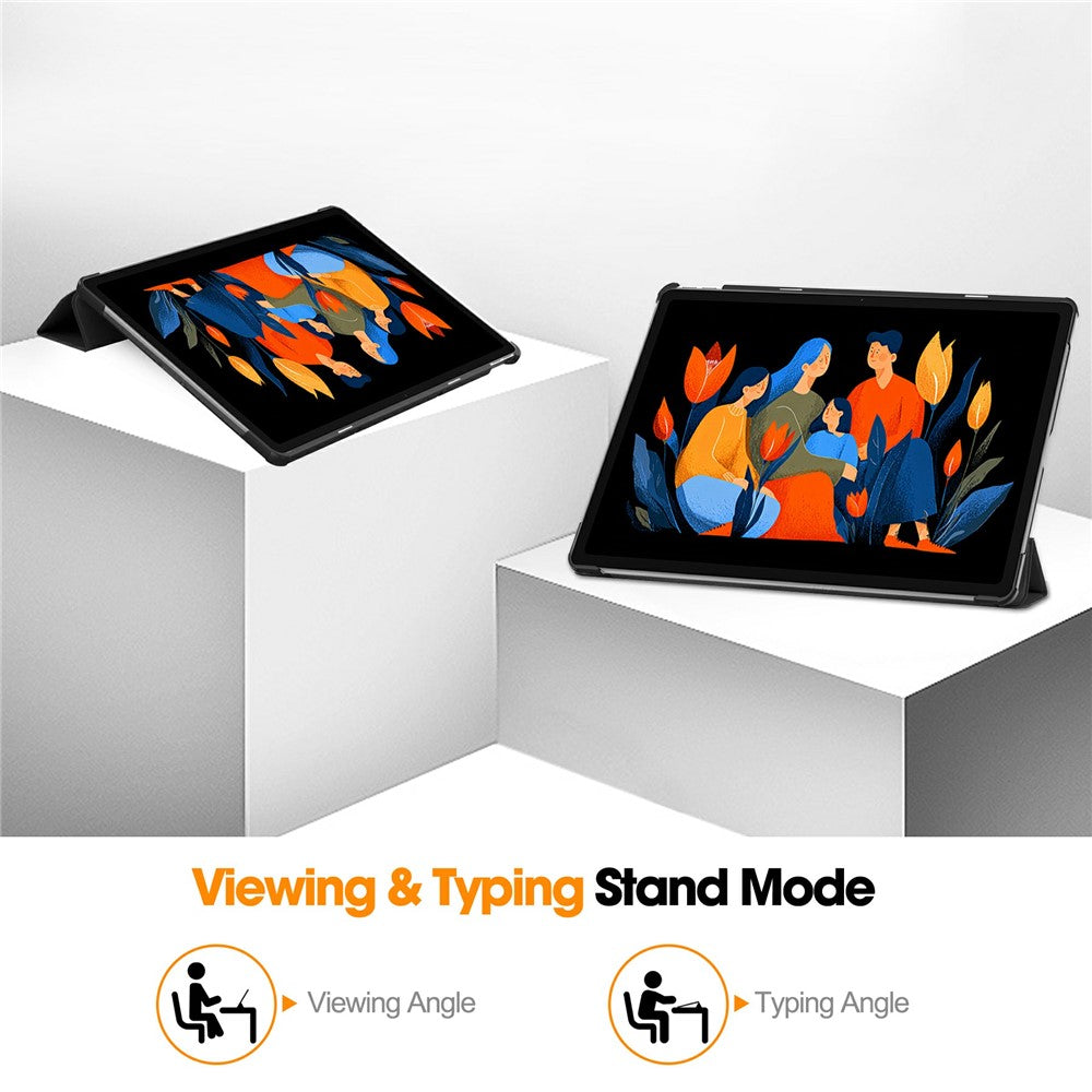 Husa pentru Lenovo Idea Tab Plus, Techsuit, FoldPro Butterfly, Multicolor