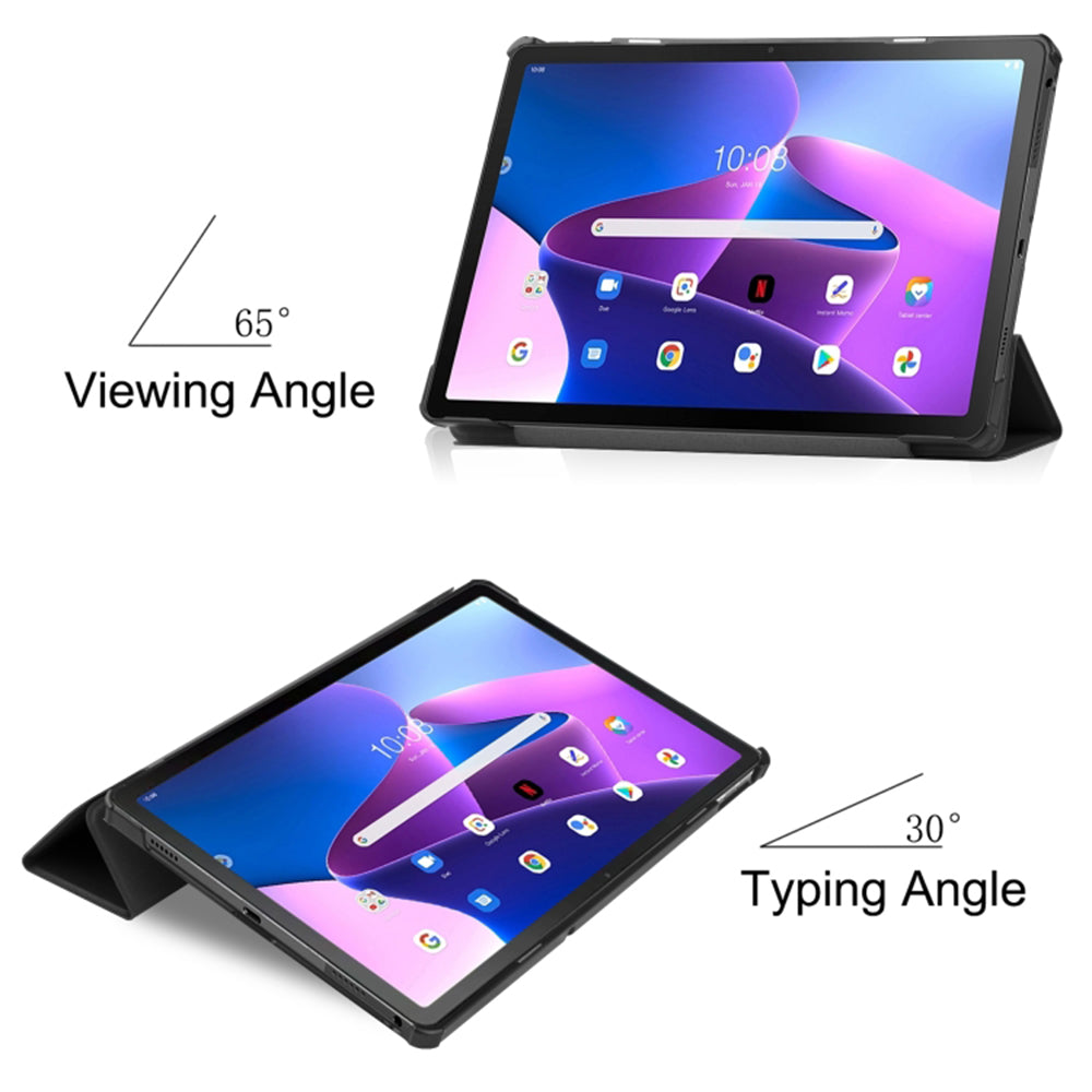 Husa pentru Lenovo Tab M10 Gen 3, Techsuit, FoldPro, Neagra