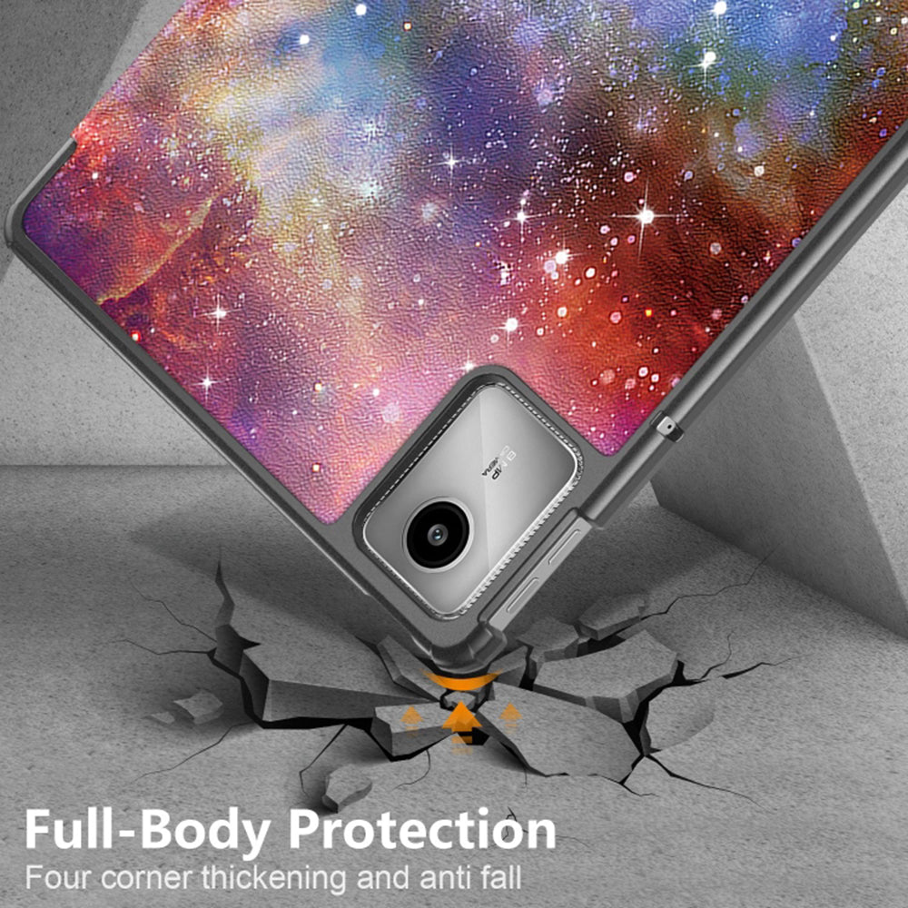 Husa pentru Lenovo Tab M11, Techsuit, FoldPro Galaxy, Multicolor